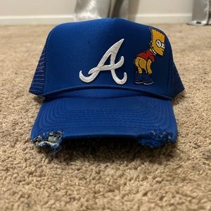 Distressed Simpsons Atlanta Truck Hat